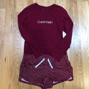 Calvin Klein pajama set :)